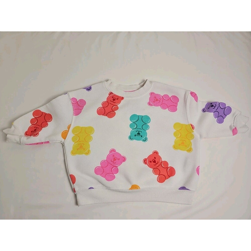 Way to Celebrate Baby Valentine Gummy Bear Sweatshirt 12 Months
